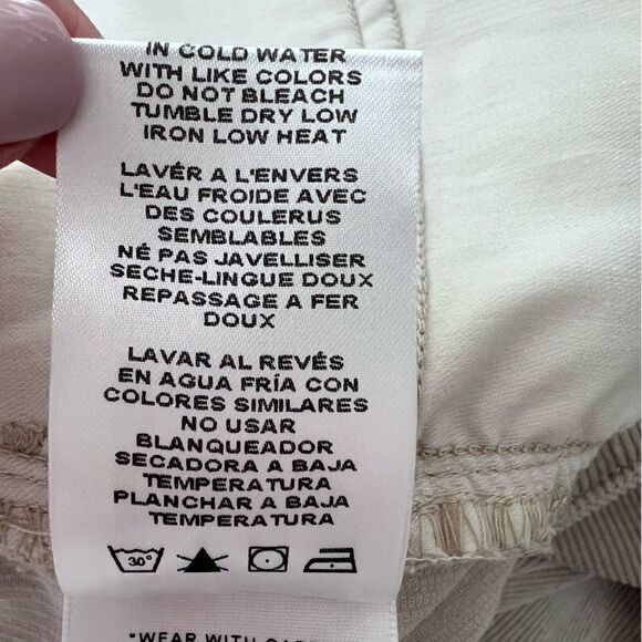 NWT Good American Good Classic Boot Corduroy Pants Cream Tan Stretch Plus Size - Picture 11 of 11